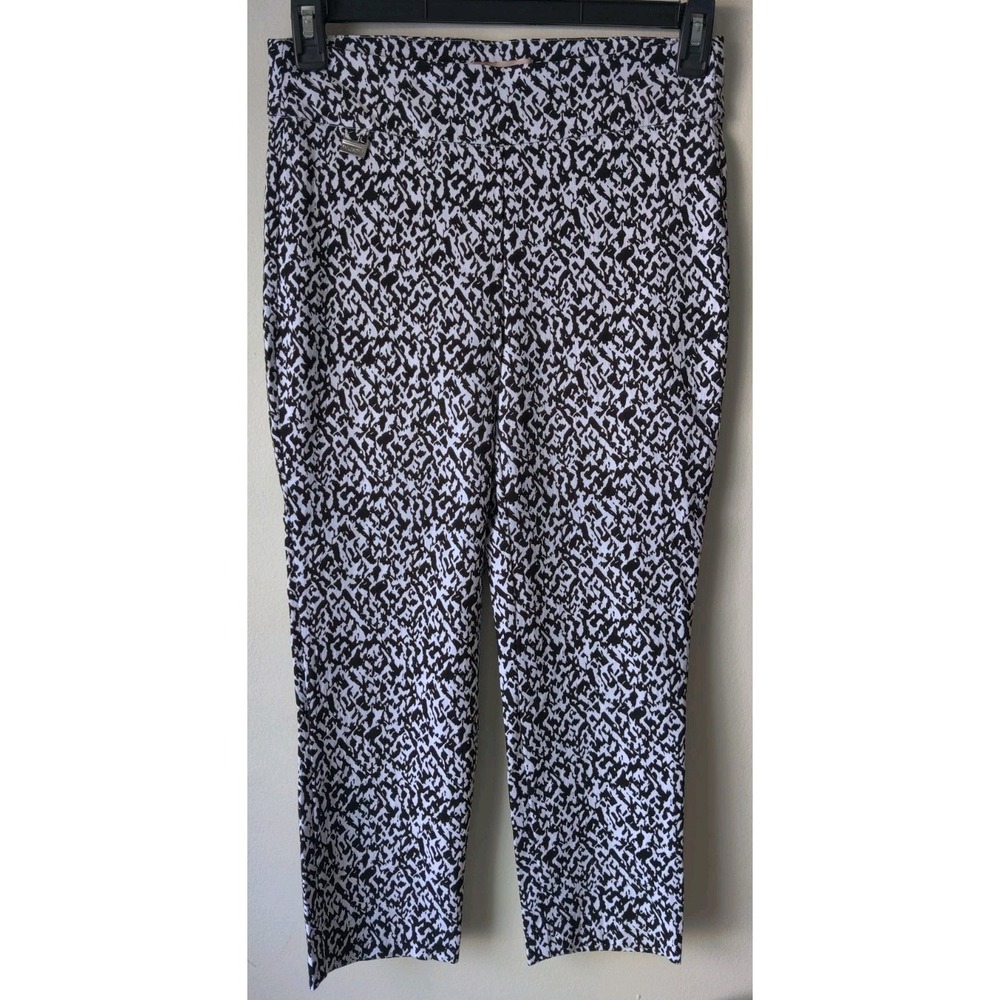 PHILOSPHY Republic Clothing Stretch Black White Pull On Jegging Pants Size S